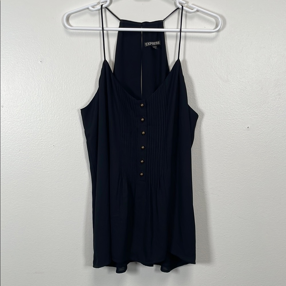 Express Women's Black Sleeveless Top